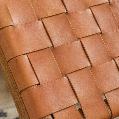 Handcrafted Solid Wood Accent Chair